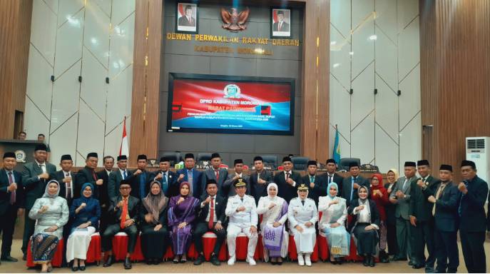  Sertijab Bupati dan Wabup Morowali, Iksan Tegaskan Komitmen Wujudkan Visi Misi