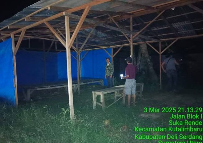  Polsek Kutalimbaru Cek Diduga Lokasi Judi dan Narkoba