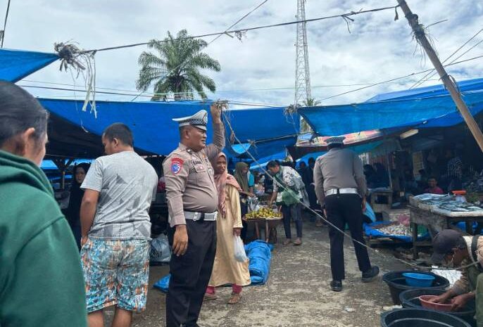  Ciptakan Kamtibmas Yang Kondusif di Bulan Ramadhan 1446 H, Polisi Hadir di Pekan Onan Sibande