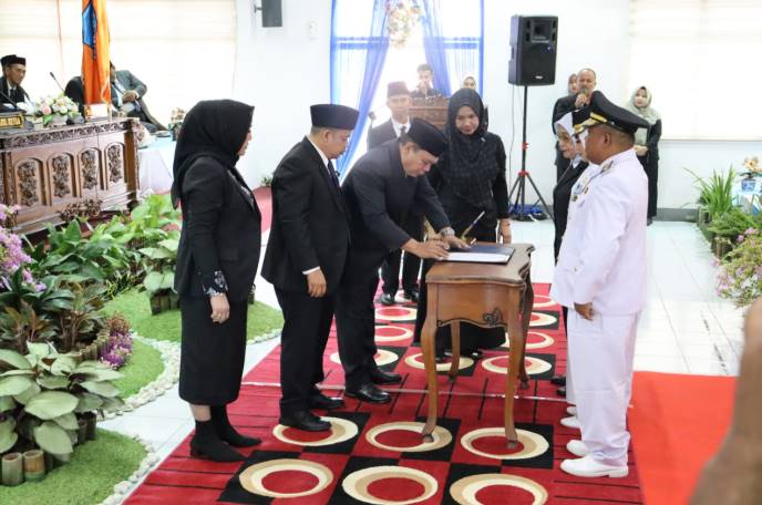  Dihadiri Kapolres Labuhanbatu, Ini Pidato Perdana Bupati/Wakil Bupati Labuhanbatu