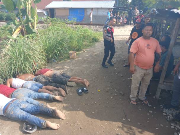  Polsek Medan Sunggal Gerebek Kampung Narkoba