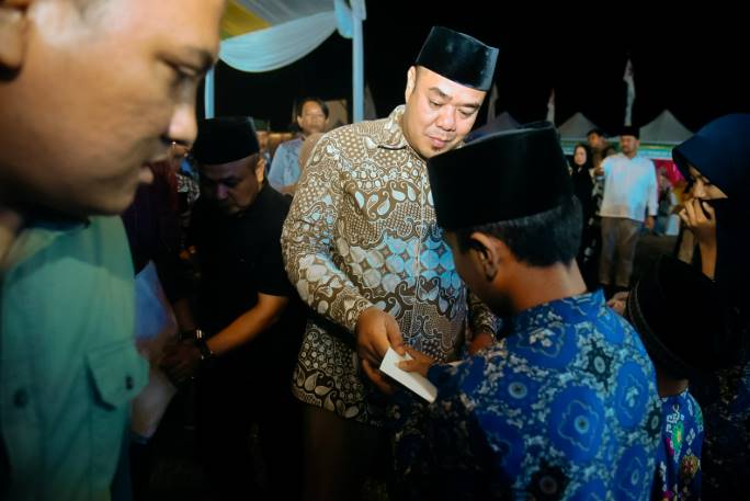  Bupati Bersama Wakil Bupati Batubara Resmi Buka Bazar Ramadhan Fair