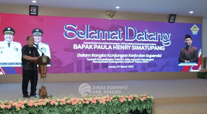  Terima Kunjungan Kerja dan Supervisi BPK RI Perwakilan Sumut, Bupati Asahan Berharap Dapat Kembali Memperoleh Opini WTP