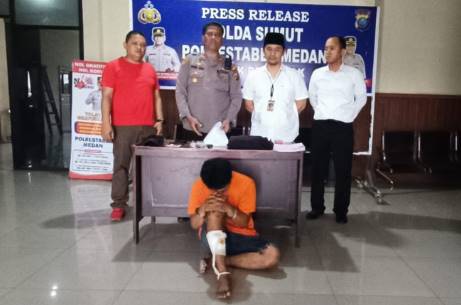  5 Kali Terlibat Pencurian, Polsek Patumbak Tembak Residivis Curanmor