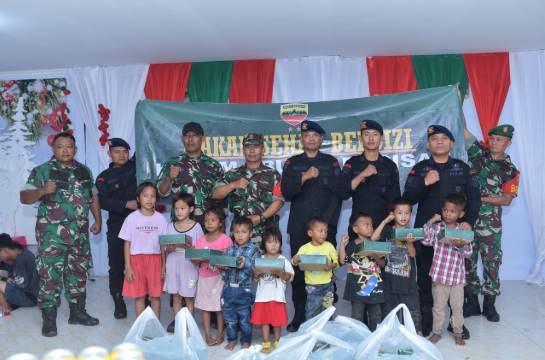 Kolaborasi Kodam I/BB Dengan Polda Sumut Pastikan Anak- Anak Panti Asuh Dapat Asupan Nutrisi yang Baik