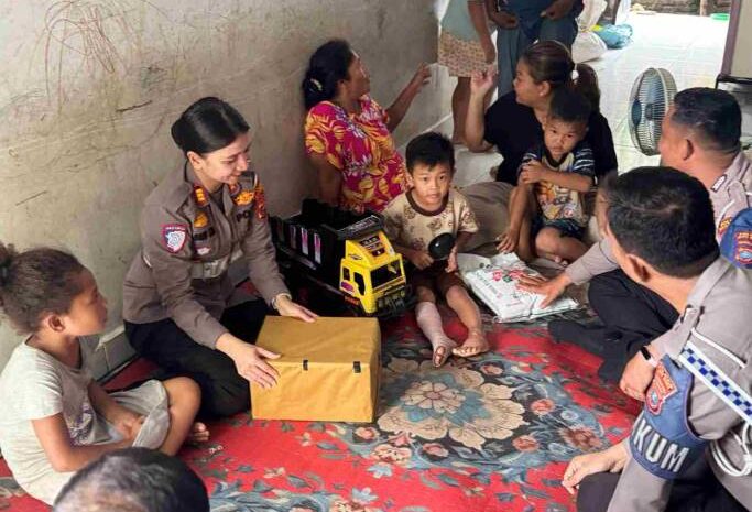  Semangat Hidup Adik Kecil Korban Laka Lantas Bangkit, Berkat Kepedulian Polwan Polres Batubara