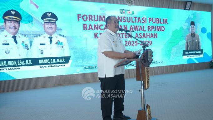  Bupati Buka Forum Konsultasi Publik Rancangan Awal RPJMD Kabupaten Asahan Tahun 2025-2029