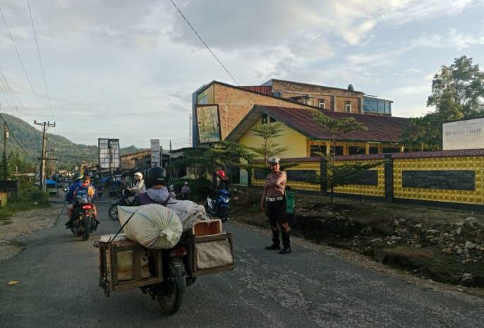  Kegiatan Strong Point Personil Pagi Dicek Sipropam Polres Pakpak Bharat