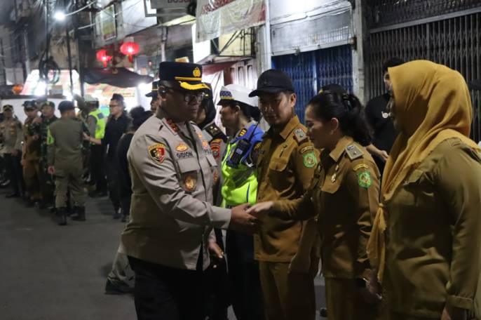  Kapolrestabes Medan Pimpin Apel 3 Pilar Posko Anti Tawuran Medan Kota