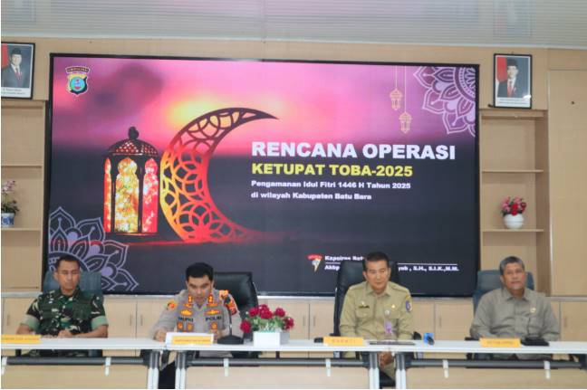  Polres Batubara Gelar Rakor Lintas Sektoral Siagakan Keamanan Arus Mudik