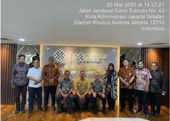  Wujudkan Pembangunan Balai Latihan Kerja, Wabup Asahan Berkunjung ke Ditjend Pembinaan, Pelatihan, Vokasi dan Produktivitas Kemenaker RI