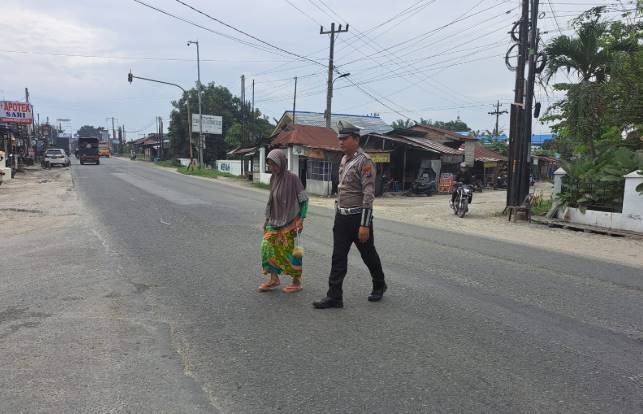  Polres Batubara Gelar Pengaturan Arus Lalu Lintas, Tingkatkan Keselamatan Berkendara