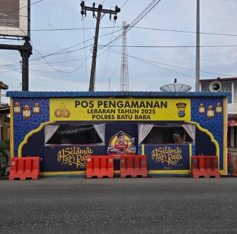  Polres Batubara Siapkan 5 Pos Untuk Mudik Idul Fitri