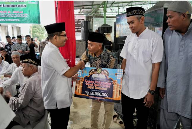  Bantuan Yang Diberikan Pemko Medan Harus Mendorong Terciptanya Masjid Mandiri