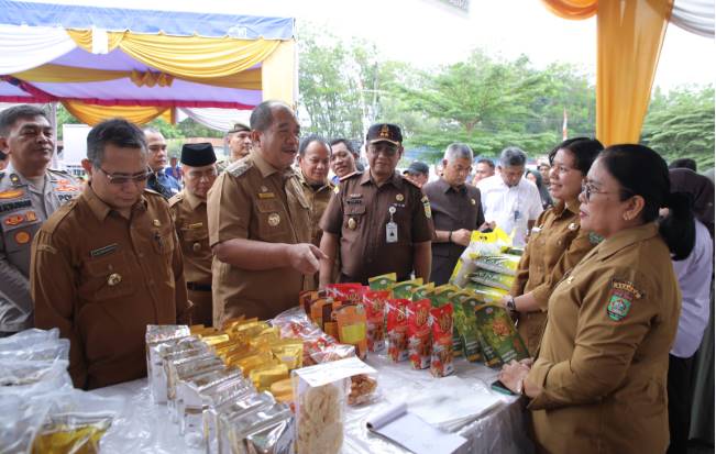  Jaga Stabilitasasi Pasokan dan Harga Pangan Jelang Lebaran, Pemkab Asahan Gelar Pasar Murah