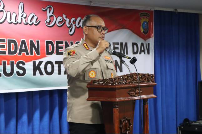  Pererat Silaturahmi, Kapolrestabes Medan Gelar Buka Bersama BEM & Cipayung Plus