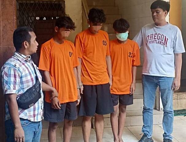  Tim Patroli Polisi Sigap, 3 Remaja Tawuran Ditangkap