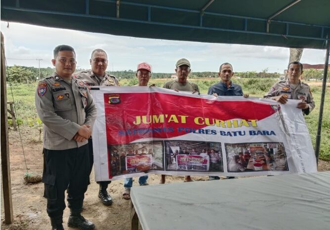  Menjaga Harkamtibmas, Sat Binmas Polres Batubara Sambangi Masyarakat