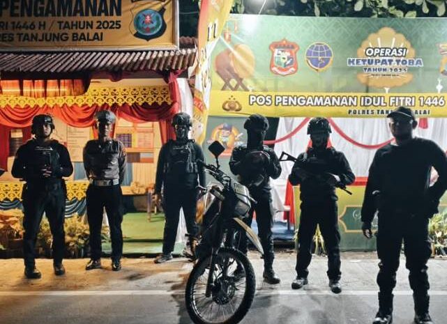  Patroli Tim Spartan Polres Tanjung Balai Cegah Gangguan Kamtibmas