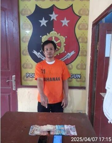  Satreskrim Polres Simalungun Tangkap Pelaku Judi Togel di Silau Kahean