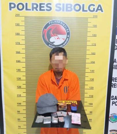  Tim Opsnal Satres Narkoba Polres Sibolga Tangkap Pria Pemilik Sabu