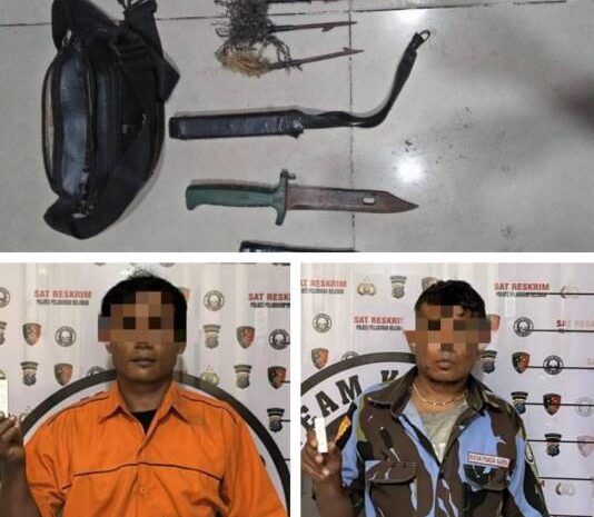  Polres Pelabuhan Belawan Tangkap Dua Pelaku Premanisme dan Pemerasan