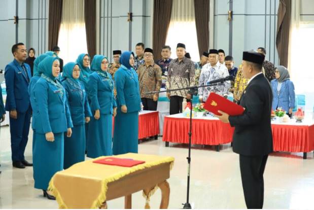  Bupati Morowali Iksan Baharudin Abdull Rauf Resmi Lantik Pengurus TP-PKK Periode 2025-2030