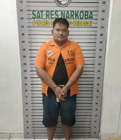  Polres Sergai Amankan Tersangka Pemilik Sabu