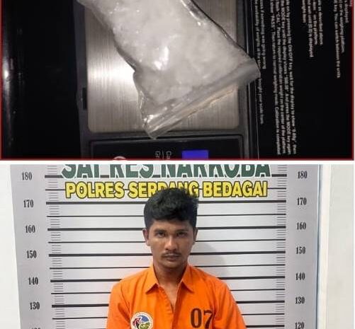  Lagi! Polres Sergai Surutkan Kasus Narkotika, Amankan 3 Tersangka & Barang Bukti 20,19 Gram Sabu