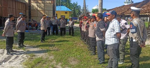  Kabagops Polres Batubara Pimpin Apel Kesiapan Pengamanan MTQ Ke-XVIII Tingkat Kab. Batubara