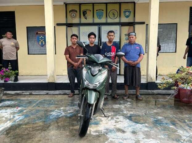  Polsek Labuhan Ruku Ringkus 5 Pelaku Curanmor