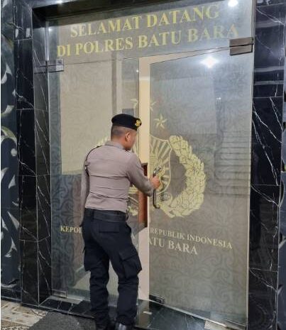  Polres Batubara Pastikan Keamanan Asrama dan Tahanan Tetap Kondusif