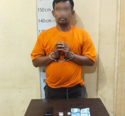  Polres Langkat Kembali Ungkap Kasus Penyalahgunaan Sabu di Desa Lalang Tanjung Pura