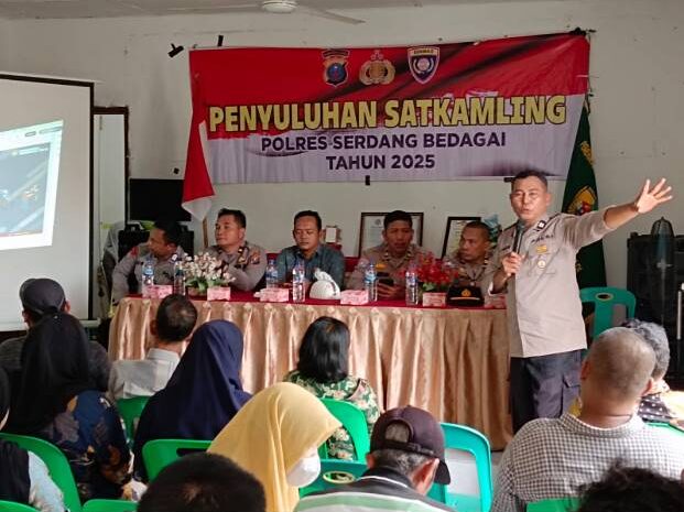  Polres Sergai Gencarkan Penyuluhan Hukum dan Perangi Aksi Premanisme di Desa Manggis