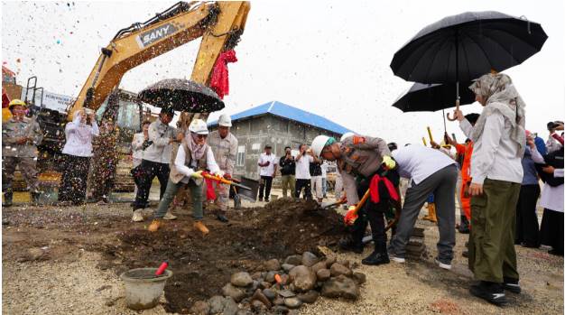  Ciptakan Lingkungan Hijau, IMIP dan QMB Bangun RTH di Bahodopi
