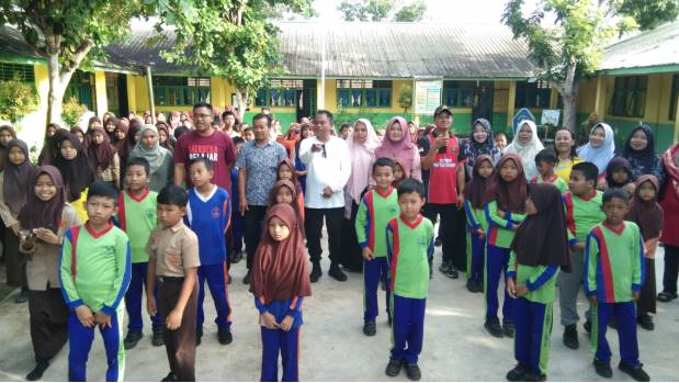  Gowes ke Sekolah, Bupati Sergai Ajak Pelajar Jadi Generasi Mandiri