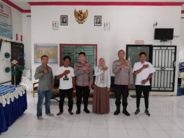  Sat Binmas Polres Batubara Imbau Warga Desa Antara Jaga Kerukunan