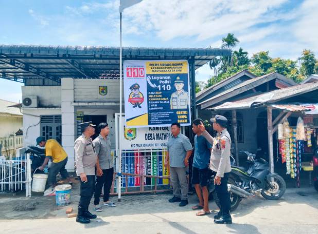  Polri Fast Respon: Polres Sergai Gencarkan Sosialisasi Call Center 110 di Wilayah Teluk Mengkudu