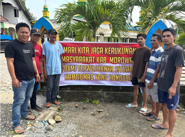  Komando Masyarakat Pendukung Iklas Morowali Yang Kondusif Harapan Kompi Kab. Morowali