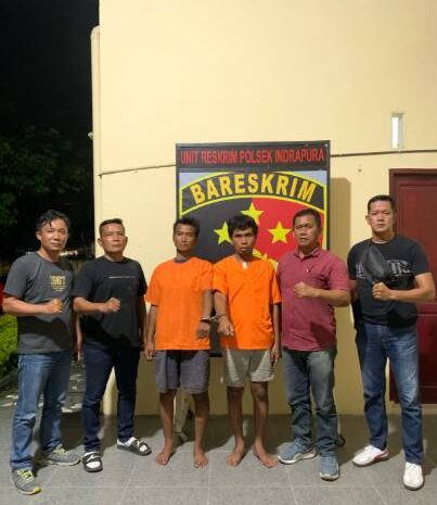  Dua Begal Ditangkap Unit Reskrim Polsek Indrapura