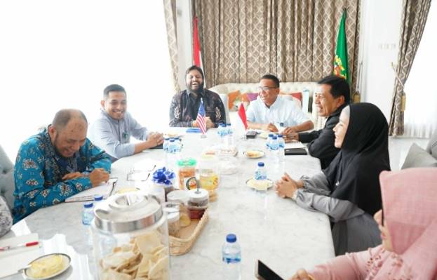  Terima Kunjungan Wakil Konsul AS Untuk Politik dan Ekonomi, Wakil Wali Kota Medan Bahas Peluang Kerjasama Pengembangan UMKM