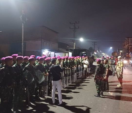  Pemko Medan Bersama Personil TNI dan Polri Lakukan Pengamanan Aksi Tawuran di Belawan