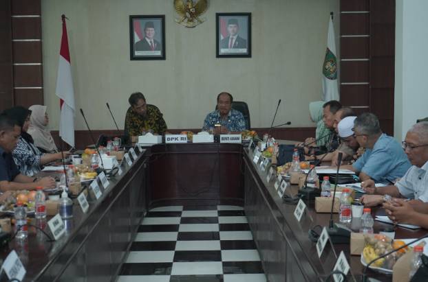  BPK Sumut dan Bupati Asahan Laksanakan Exit Meeting Pemeriksaan Terinci Laporan Keuangan