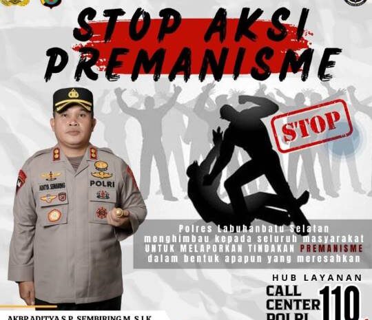 Kapolres Labusel Komitmen Berantas Premanisme