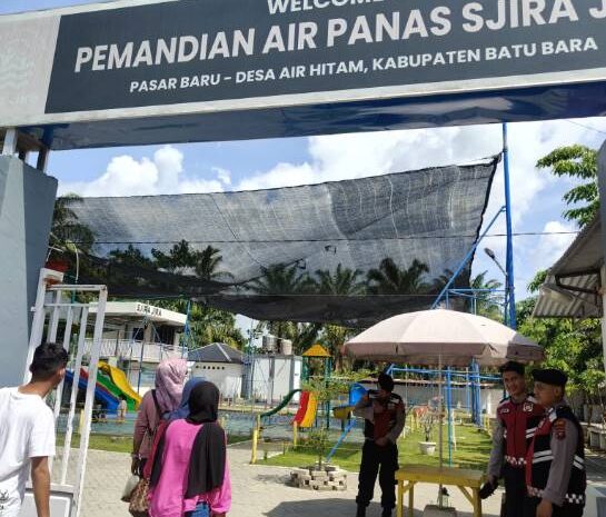  Polres Batubara Beri Pengamanan Objek Wisata Pemandian Air Panas Sijira-Jira