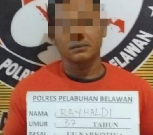  Polres Pelabuhan Belawan Ungkap Kasus Narkotika, 2 Warga Kota Datar Diamankan