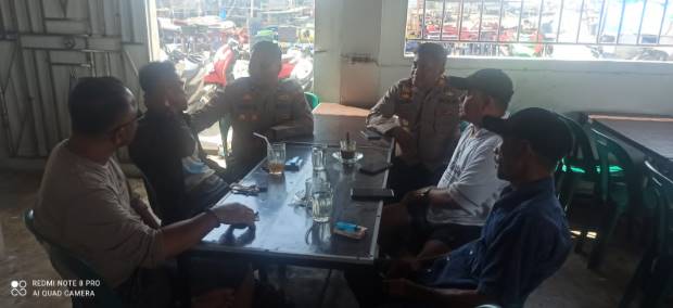  Cooling System Polsek Labuhan Ruku Tingkatkan Koordinasi Dengan Tokoh Masyarakat dan Pengusaha