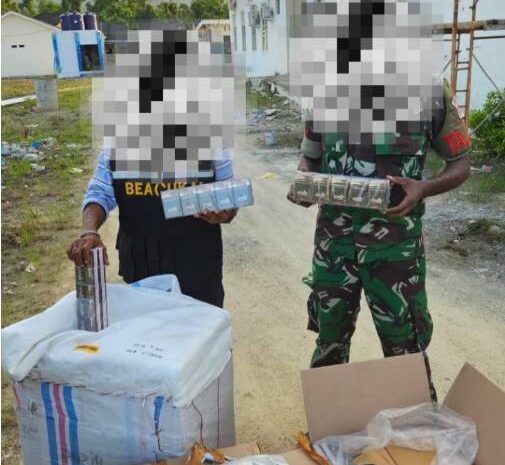  Bea Cukai Morowali dan Sub Denpom TNI AD Gagalkan Peredaran 95.600 Batang Rokok Ilegal di Operasi Gurita 2025