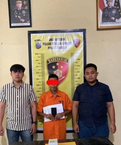  Unit Reskrim Polsek Sibolga Sambas Amankan Pencuri Hp