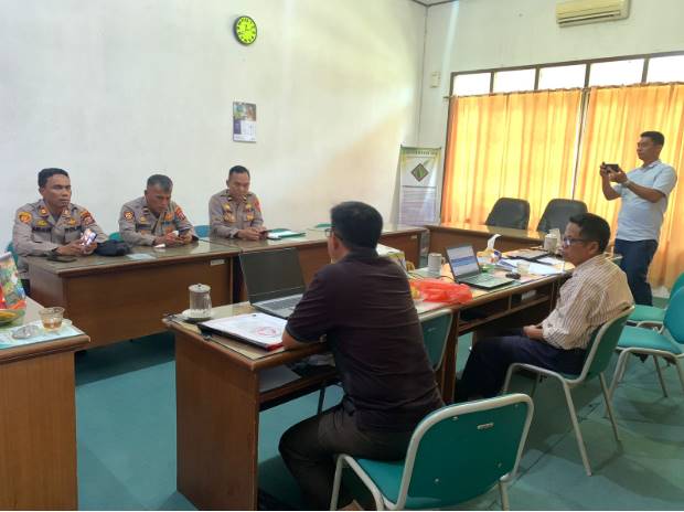  Dukung Ketahanan Pangan, Kapolsek Indrapura Gelar Rapat Koordinasi Pola Tanam Jagung
